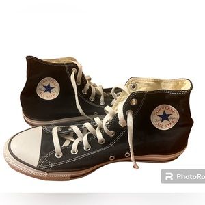 Black High Top Converse Size 12